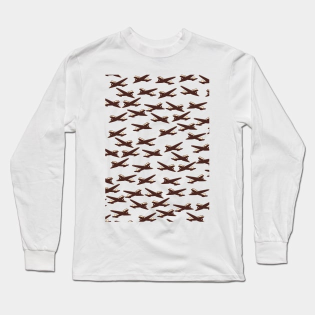 toy plane pattern. Long Sleeve T-Shirt by nickemporium1